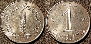 France - the Fifth Republic - 1 centime Spike 1992! F.106/50 - Picture 1 of 1