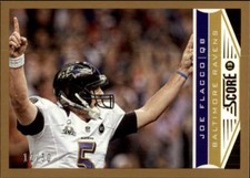 2013 Score Gold Zone #14 Joe Flacco /50