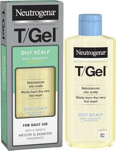 Neutrogena T/Gel Anti Schuppen Shampoo für fettige Kopfhaut & Haare entfernen überschüssige Öle - Bild 1 von 5