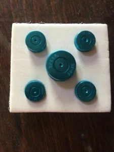 Set bottoni proiettile 9 mm lega di alluminio blu metallo ABXY Home Xbox 360 - Foto 1 di 1