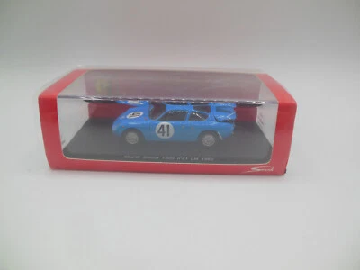 Spark Minimax S1305 1962 Abarth Simca 1300 in Blue Rn 41 Le Mans 1:43 Scale - Image 1 of 4