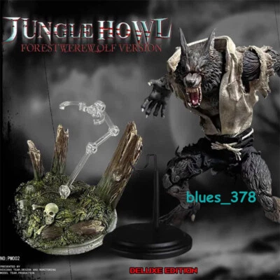COOMODEL 1/12 Werewolf Jungle Howl Action Figure Model Statue PVC Model Toy Gift - Image 1 of 4