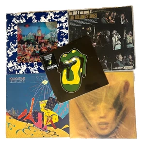 Rolling Stones Rock N Roll Vinyl Album Lot 5pc Still Life Satanic Majesties Set - Picture 1 of 12
