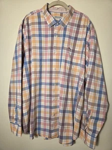Tommy Bahama Sarasota Stretch Langarm bunt kariert Knopfleiste 3XL Tall - Bild 1 von 9
