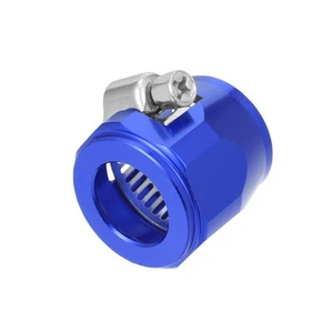 AN10 Hexagonal Coche Manguera Terminador Flexible Goma Tubería Abrazadera Azul - Imagen 1 de 6