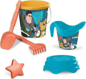 SET MARE BUZZ LIGHTYEAR SECCHIELLO ACCESSORI E INNAFFIATOIO D.17 - Foto 1 di 2