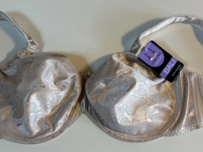 Sujetador Bali 38G palo de rosa satinado calzado minimizador con aros 3562 nuevo con etiquetas Foto 1 de 4