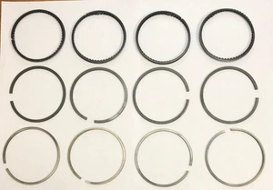 4Cyl. X Original MITSUBISHI PISTON RING SET MD109767 80.50 MM 1.3 L 2 X 2 x 4 mm - Picture 1 of 11