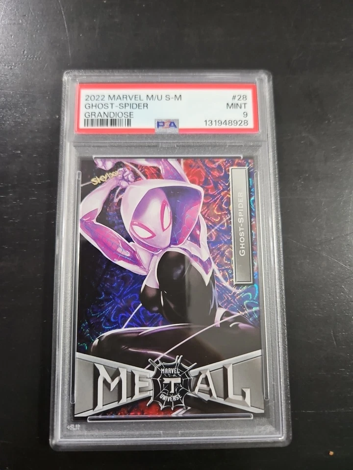 2022 Marvel Metal Universe Ghost-Spider Grandiose PSA 9 - Image 1 of 1