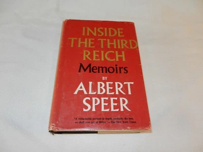 WW II  Minister War Production  Albert Speer memoir   "INSIDE THE THIRD REICH" b - Image 1 of 4