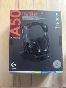 Logitech A50 LIGHTSPEED Wireless Gaming Headset + Base Station Gen 5 939-002217 - Picture 1 of 5