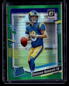 Donruss Optic #267 Stetson Bennett Green Hyper 2023 - Imagen 1 de 2