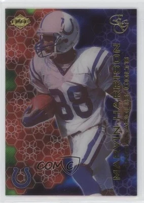 Gemas de borde graduadas Collector's Edge 2000/500 Marvin Harrison #E10 Salón de la fama Foto 1 de 2