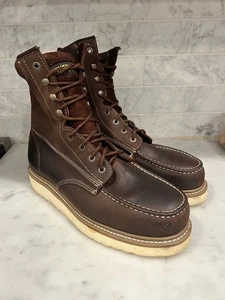 Men’s Wolverine 8” Moc Toe Loader Wedge Boot Sz 13 Extra Wide - Picture 1 of 9