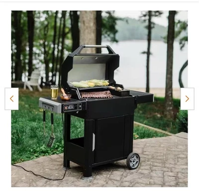 AutoIgnite Series 545 Digital Charcoal Grill and Smoker in Black - Image 1 of 4