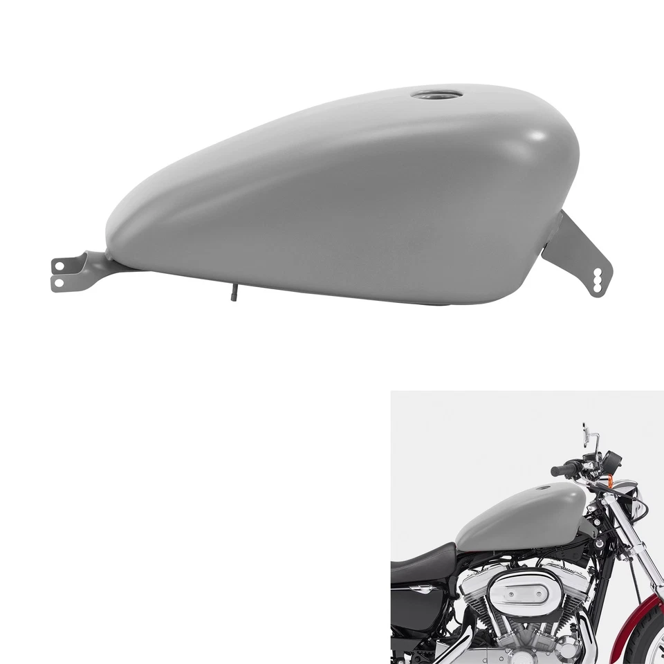 3,7 gal. Tanque de combustible de gasolina apto para Harley Sportster XL 883 1200 Forty Eight 07-22 20 Foto 1 de 4