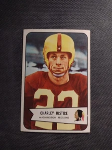 1954 Bowman #39 Charlie Justice Washington Redskins ZENTRIERT EX - Bild 1 von 2