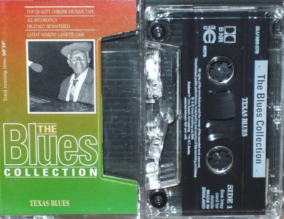 BLUES COLLECTION 78 TEXAS BLUES CASSETTE T-BONE WALKER BLIND LEMON JEFFERSON - Image 1 of 1