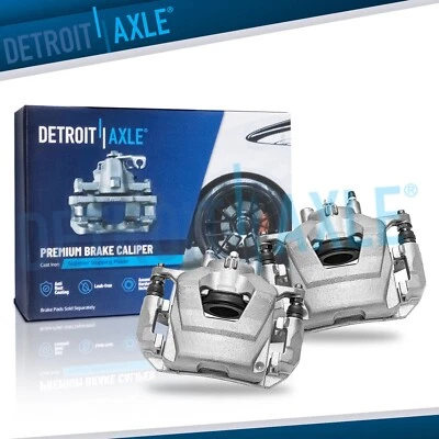 Pair Front Brake Calipers w/Bracket Assembly for Chevrolet Cruze Limited Sonic - Image 1 of 4