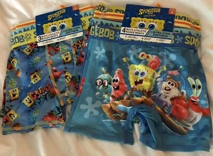 7 Pairs New w/tags SpongeBob Movie Boys Athletic Boxer Briefs Size 6 Nickelodeon - Picture 1 of 9
