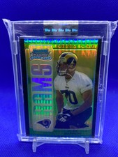 2005 Bowman Chrome Uncirculated Green Refractor #217 Alex Barron Rams /399