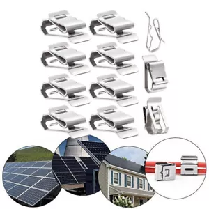 20-100x Kantenclip Solarkabel Vorteilspck Kabelbinder PV Edgeclip Edelstahl - Bild 1 von 14