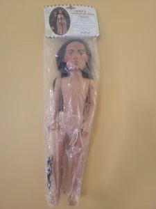 Fibre Craft 15" Chief Doll NIP Native American Indian w/Bonus Bead Kit #3211 - Picture 1 of 6