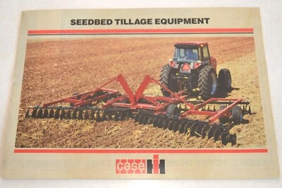 Case Seedbed Tillage Equipment Farm Tractor Advertising Dealer Catalog Brochure - Image 1 of 4