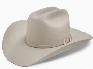 RESISTOL 3X TUCKER COWBOY HAT-BONE -MADE IN USA. - Picture 1 of 7