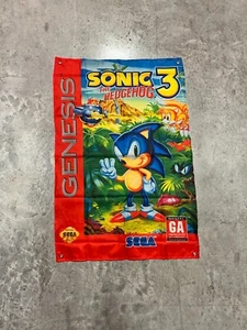 Tapiz de bandera de pared personalizado Sonic The Hedgehog 3 2 x 3 pies, Sega Genesis - Imagen 1 de 10