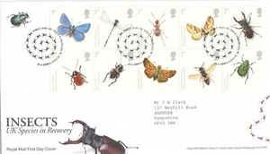 Insects GB RM FDC Crawley 2008 CLEARANCE (145533) - Picture 1 of 1