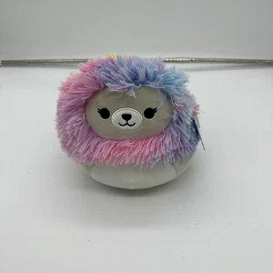 Squishmallows Leonori the Lion Rainbow Tie Dye Stuffed Plush 8" Kellytoy - Picture 1 of 5