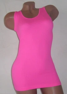 Riptop Longtop Top colores neón poliamida elastano soporte largo S M L XL NUEVO - Imagen 1 de 26