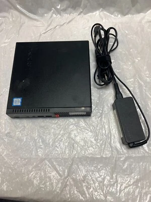 Lenovo Thinkcentre M710q i3-6100T 3.2GHz 4GB RAM 128GB NVME Windows 10 Pro Mini - Image 1 of 4