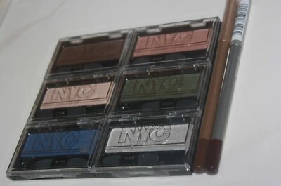 Lot of 3 NYC Eyeshadow Single Sealed Pick Your color + 2X Free Liners  - Image 1 of 2