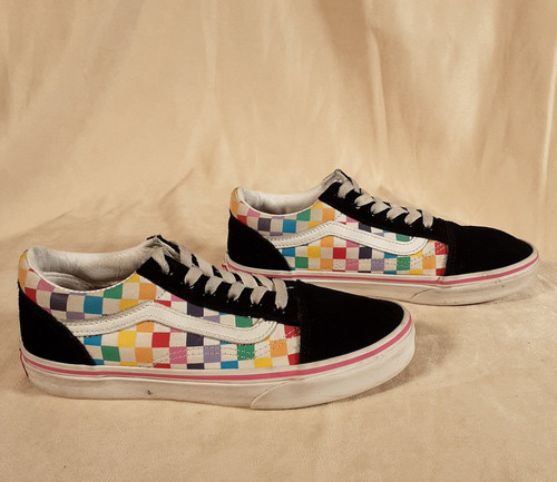 Scarpe da bambino Vans Oldol Skoolr skaterrs sneake tag 5 5ticolore multicolor