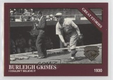 1994 The Sporting News Conlon Collection Burgundy Burleigh Grimes #997 HOF