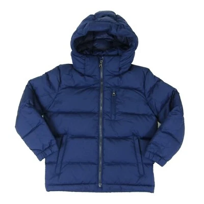 Polo Ralph Lauren Kid's (Size 2-7) Hooded Puffer Down Jacket - Navy w/ Navy pony - Image 1 of 3