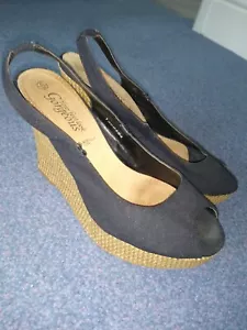 Ladies New Look Wedges Size 6 - Picture 1 of 6