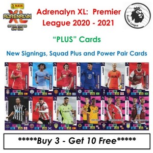 Adrenalyn XL "PLUS" Premier League 2020 - 21: New Signings, Squad+ & Power Pairs