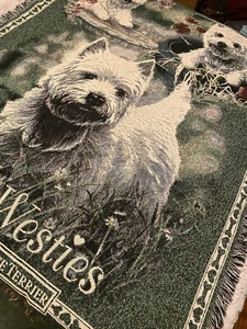 The Danbury Mint West Highland Terrier Westie Sammlerüberwurf 50x67 - Bild 1 von 10