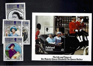 Falkland Is. SG 505/8 + 1€ Kleinbogen postfrisch kompletter Satz. - Bild 1 von 1