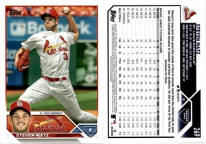 Steven Matz 2023 Topps Baseball Card 269  Cardinals