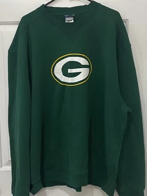 Sudadera Pullover Cuello Redondo Green Bay Packers Reebok 2XL USADA EN EXCELENTE ESTADO Foto 1 de 4