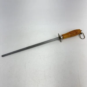 Vtg RUSSELL 12" Steel Knife Sharpening Steel Sharpener USA Green River Works - Picture 1 of 8