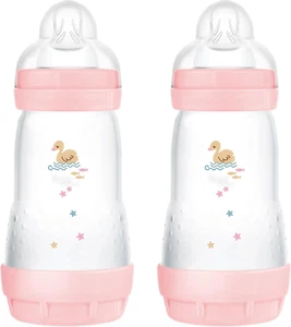 Biberon Easy Start Anticoliche, Set Da 2 Biberon per Bambini 2+ Mesi, 260Ml, Tet - Foto 1 di 12