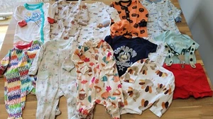 LOT 14 Pcs Baby Boy Clothes 3-6 Months - Dallas Cowboys, Halloween, Thanksgiving - Picture 1 of 14