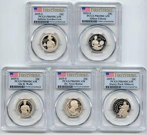 2025 S 25C Clad Womens Quarter Set PCGS PR69DCAM First Strike - Picture 1 of 1
