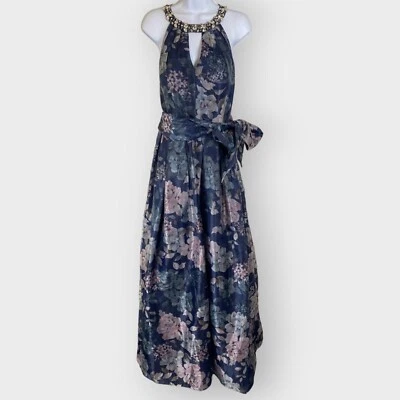 NUEVO | Vestido Formal Jessica Howard | Floral Irridiscente | Evento Madre de la Novia Foto 1 de 4