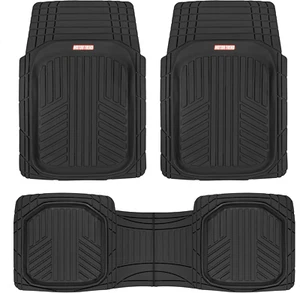 Flextoughxl Floor Mats for Cars Full Set, All-Weather Rubber Automotive Floor Ma - Picture 1 of 8